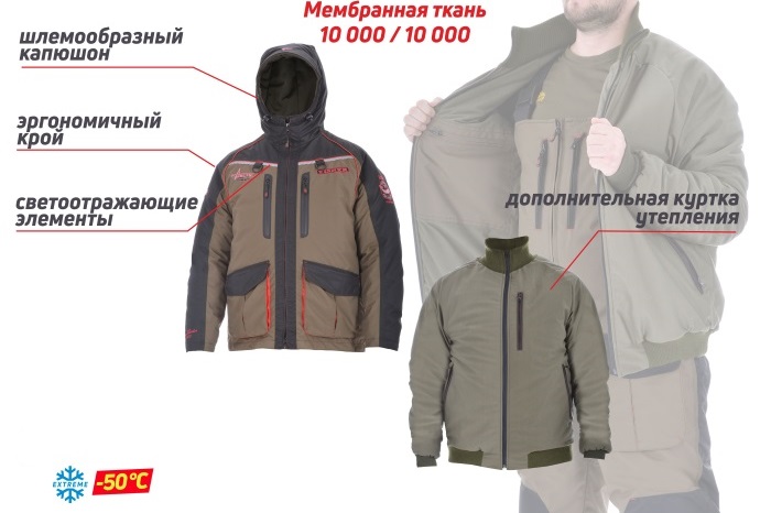 Купить костюм мужской зимний Арктика III NEW арт. 9907