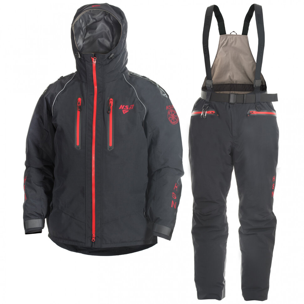 98115 Демисезонный костюм ХСН Rambler II black/red молнии от +10С до -5С
